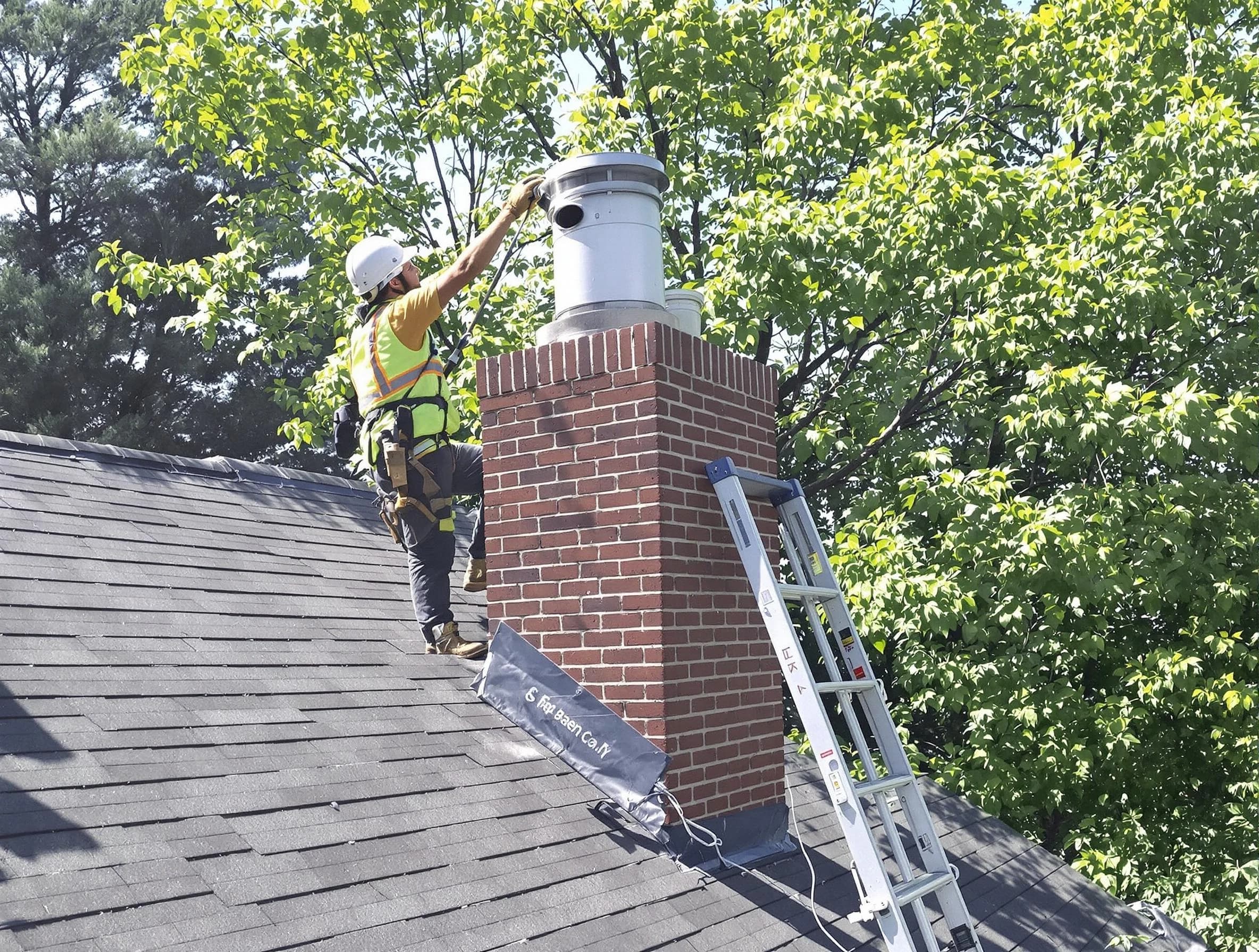 Chimney liner inspection by West Windsor Chimney Sweep in West Windsor, NJ