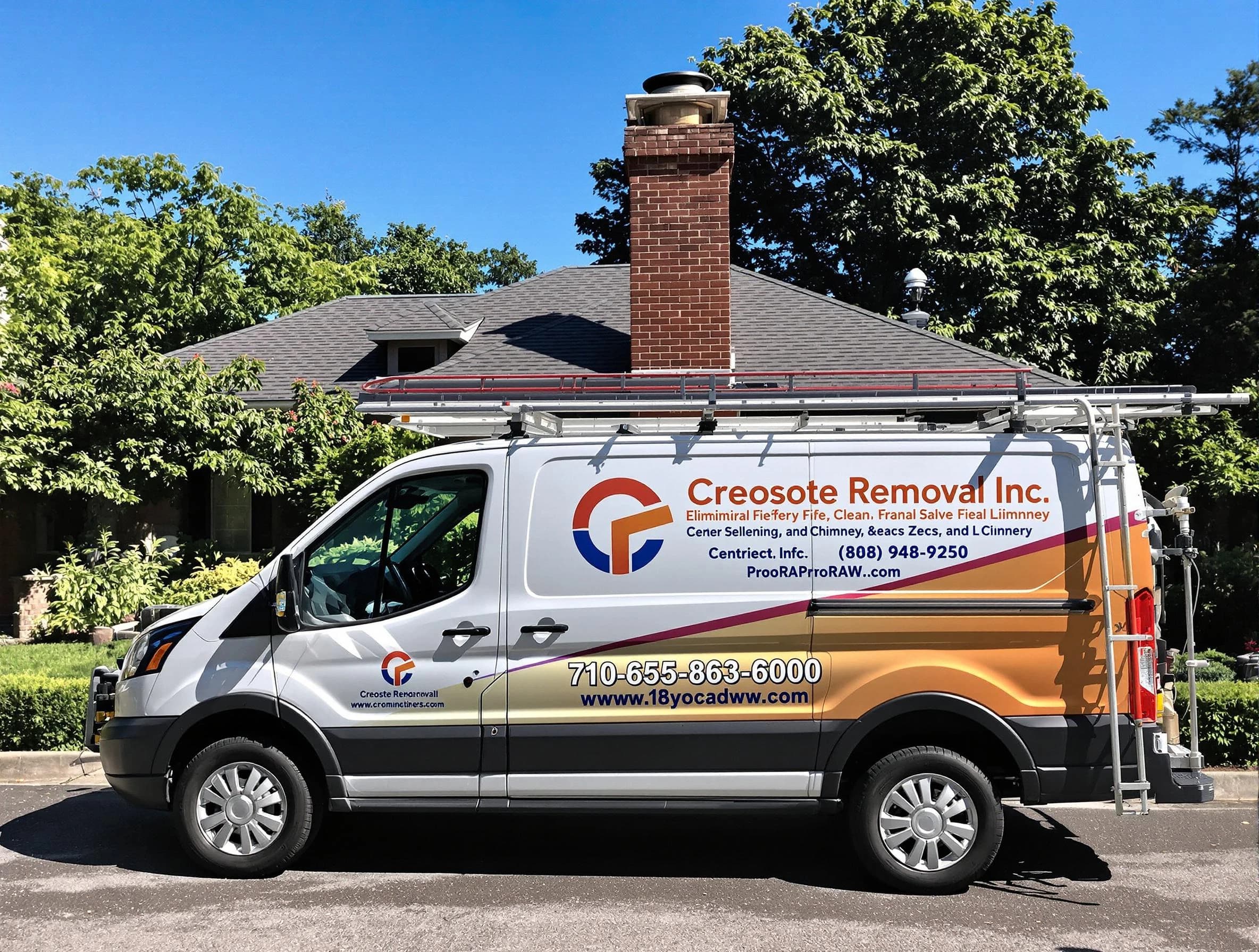 West Windsor Chimney Sweep technician removing creosote safely in West Windsor, NJ