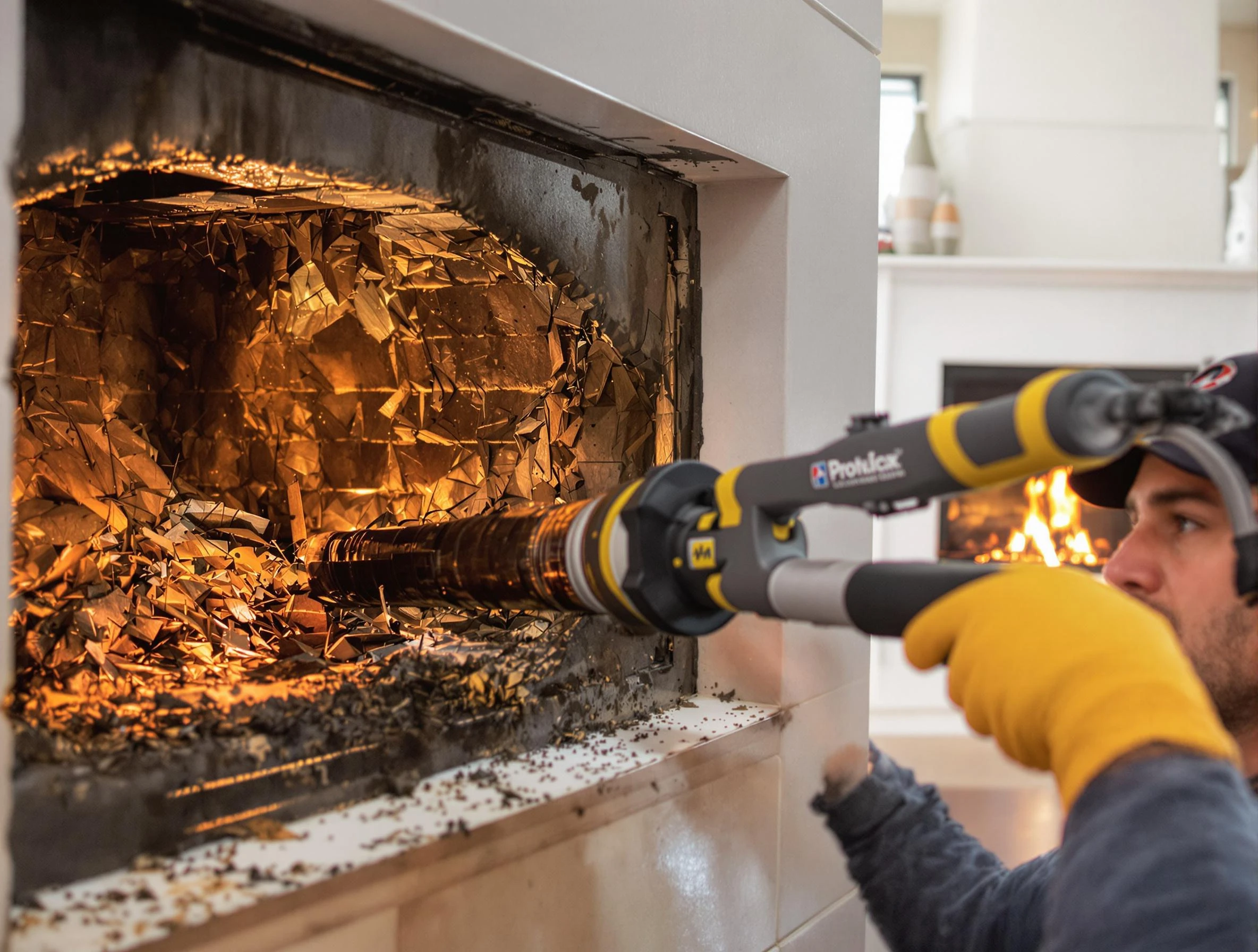 Professional chimney cleaning by West Windsor Chimney Sweep in West Windsor, NJ