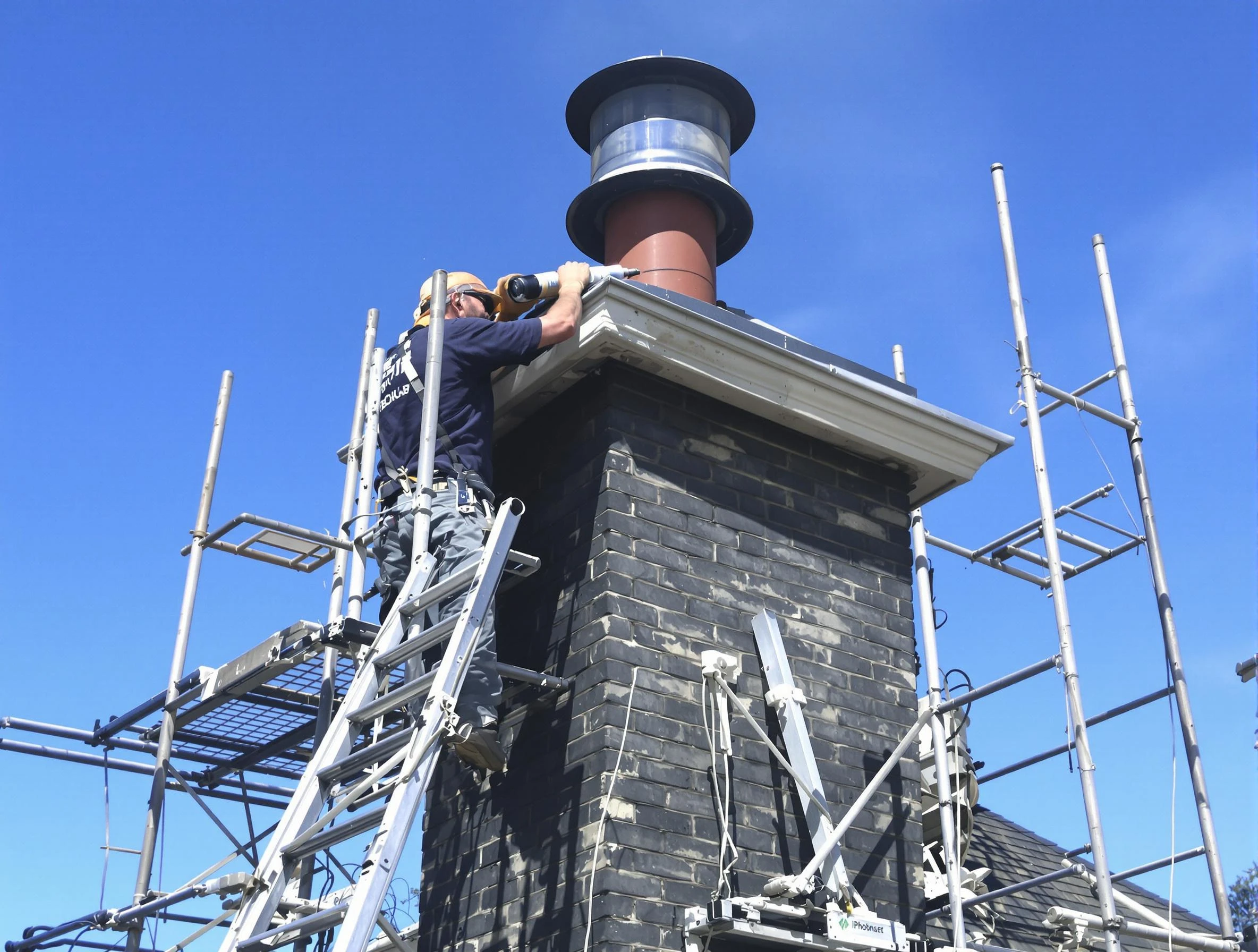 Sturdy chimney crown finished by West Windsor Chimney Sweep in West Windsor, NJ